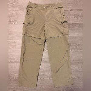 Columbia Men's PFG Cargo Zip Off Pants - Tan - Size XL
